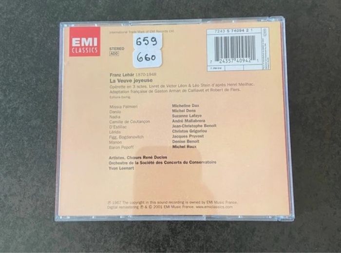 Album (2cd) opérette La veuve joyeuse - photo numéro 5