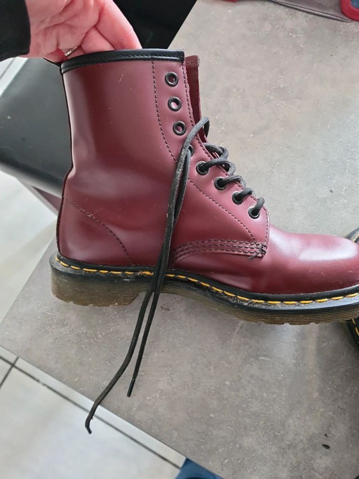Dr Martens bordeaux - photo numéro 4