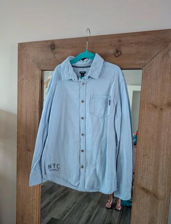 Chemise bleu ciel 10A