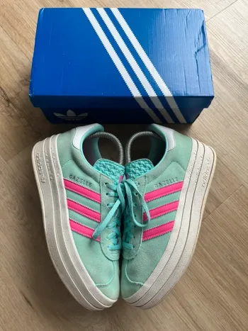 Adidas Gazelle Bold Flash Aqua Lucid Rose Taille 39,5