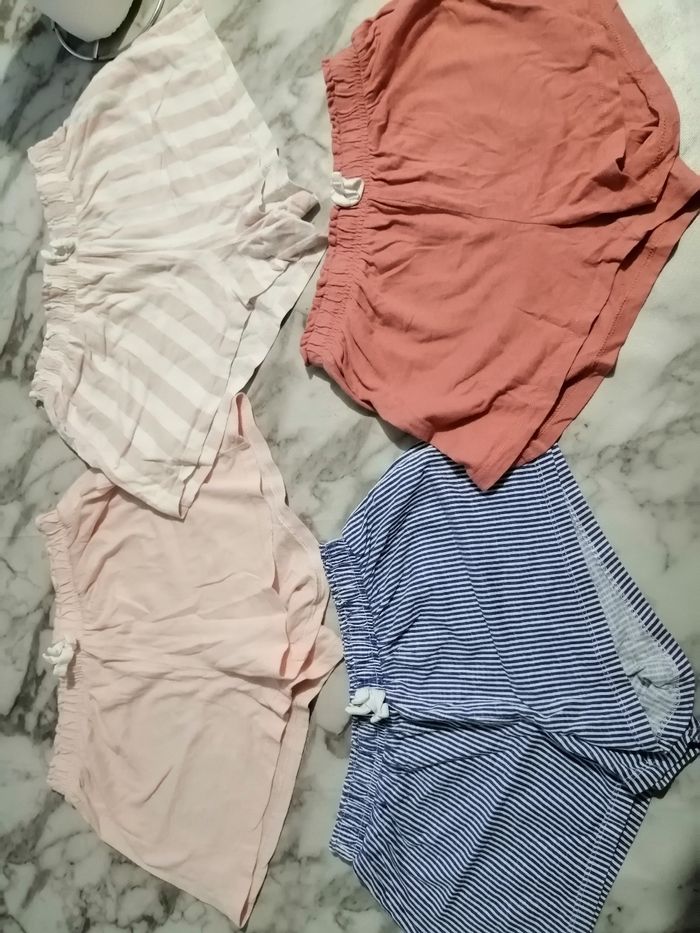 Lot de 4 short fille