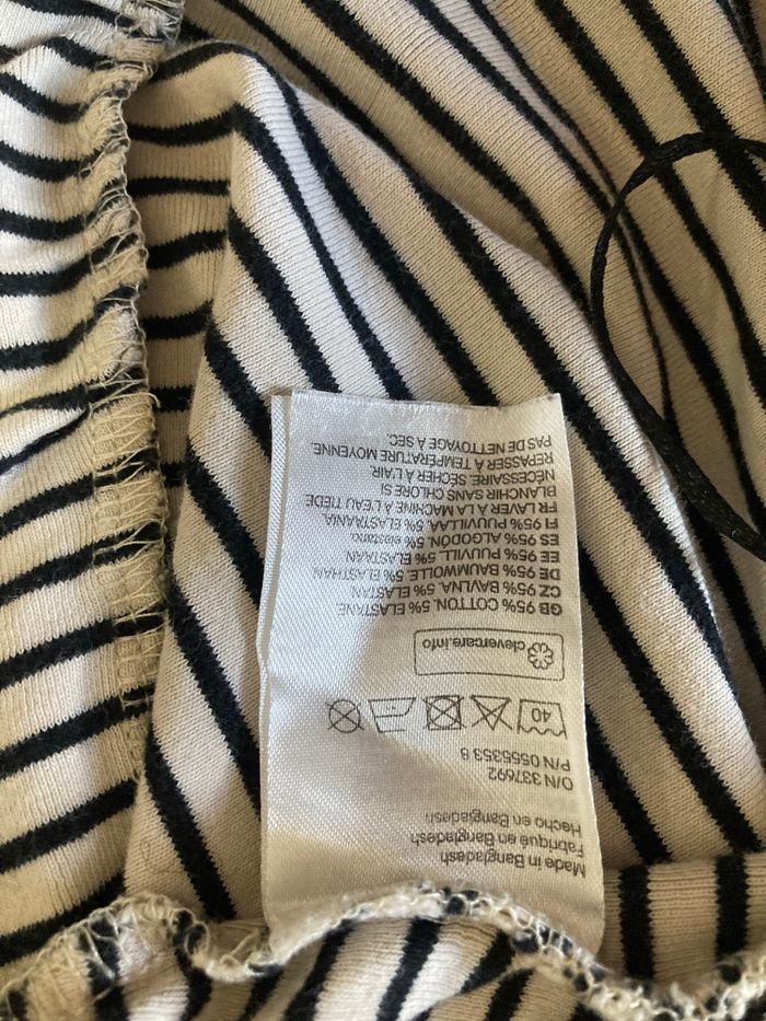 Haut rayé manches longues – H&M Mama - photo numéro 4