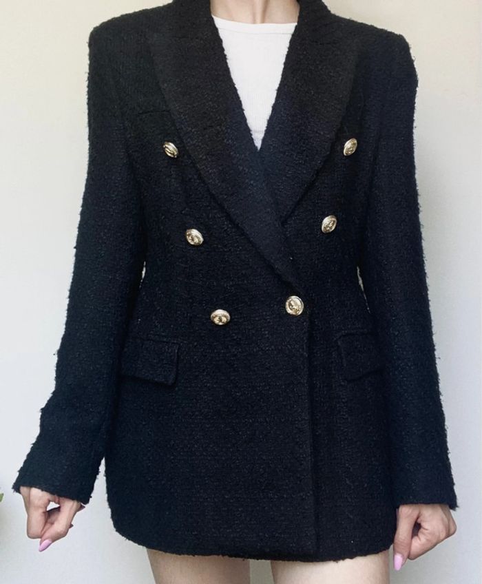 Veste blazer en tweed - photo numéro 2