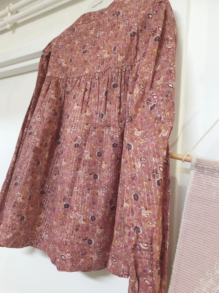 Chemise Blouse Coton Mango Taille 10 ans - photo numéro 4