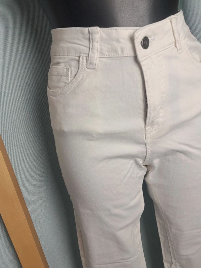 Md'M jean blanc été taille haute T.36/38 neuf - photo numéro 2