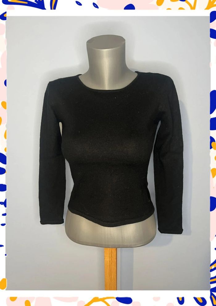 Élégance intemporelle – Pull Court Noir Georges Rech – Taille 3 🖤 - photo numéro 2
