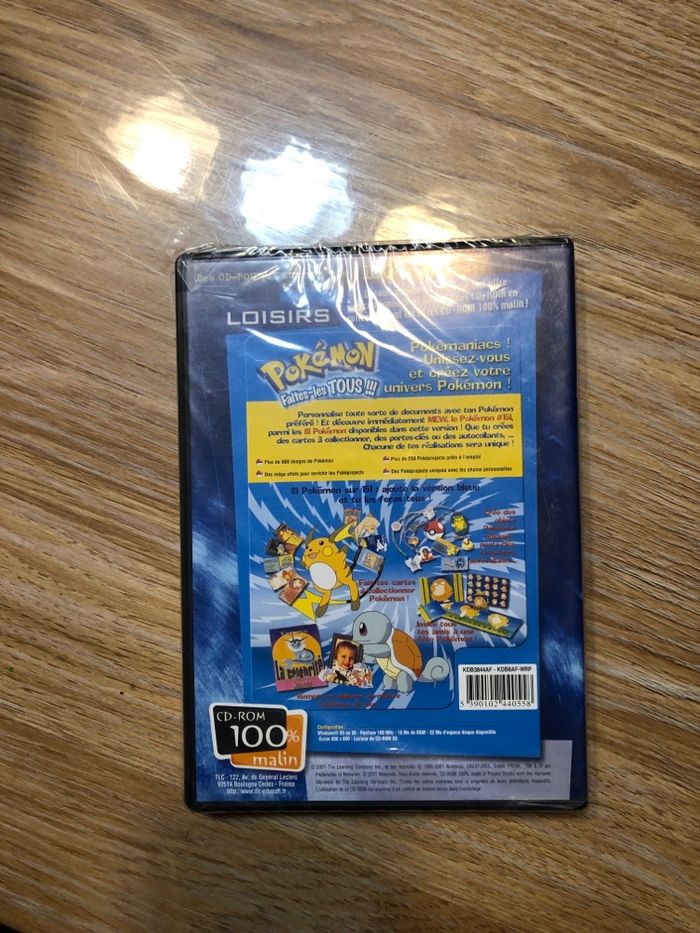 Cd rom Pokémon pikachu version bleue vintage - photo numéro 3