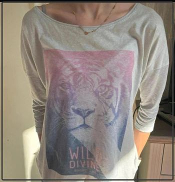 Blouse manche 3/4 taille 34 marque bonobo