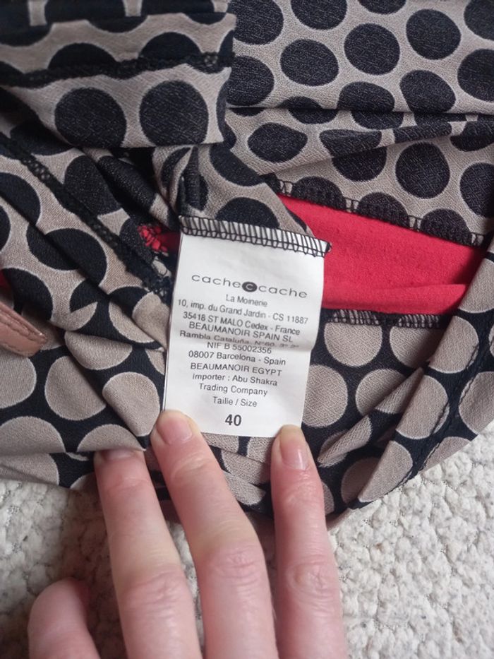 💝 -50% Robe courte à gros pois - photo numéro 5
