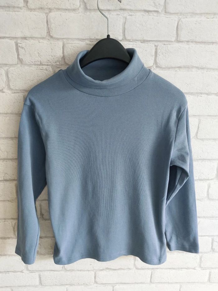 Tee-shirt manches longues col roulé Vertbaudet taille 10 ans