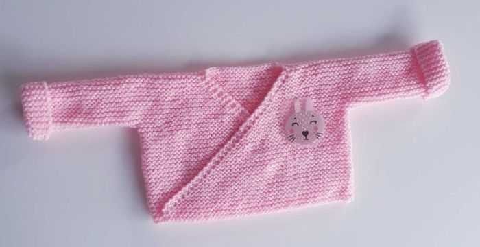 Brassière kimono rose animal lapin