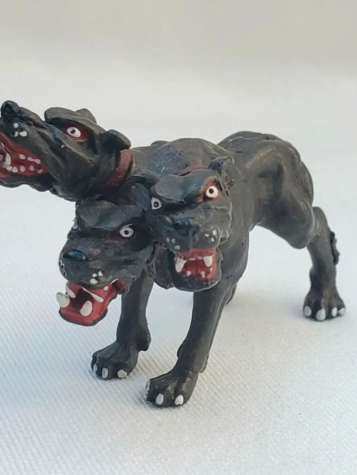 Figurines Plastoy Cerbere avec chevalier - photo numéro 7