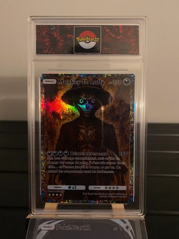Carte Personnalisée Monkey D.Luffy Style Pokémon Personnalisée – Brillante & Originale