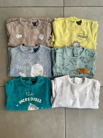 Lot de 6 pyjamas 3 mois