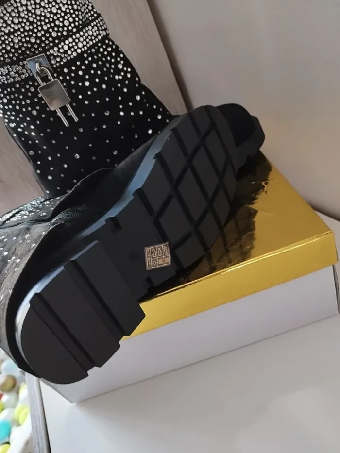 Bottines strass femme - photo numéro 6