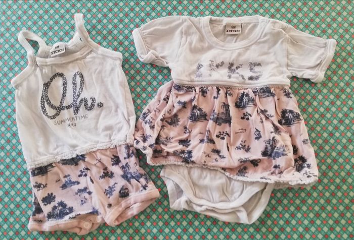 Barboteuse + bodie robe ikks