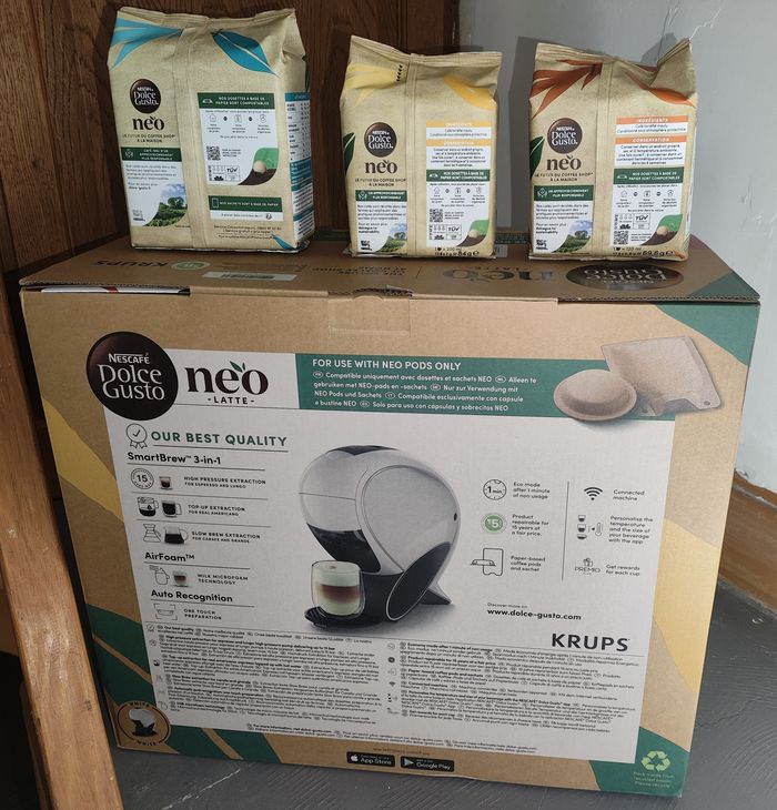 Machine à café Dolce Gusto Neo Nescafé + 30 dosettes NEUF