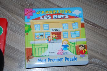 livre puzzle j'apprends les mots mon premier puzzle 2 ans +