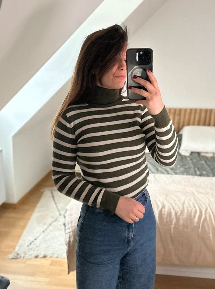 Pull rayé Massimo Dutti 🐚 - photo numéro 2