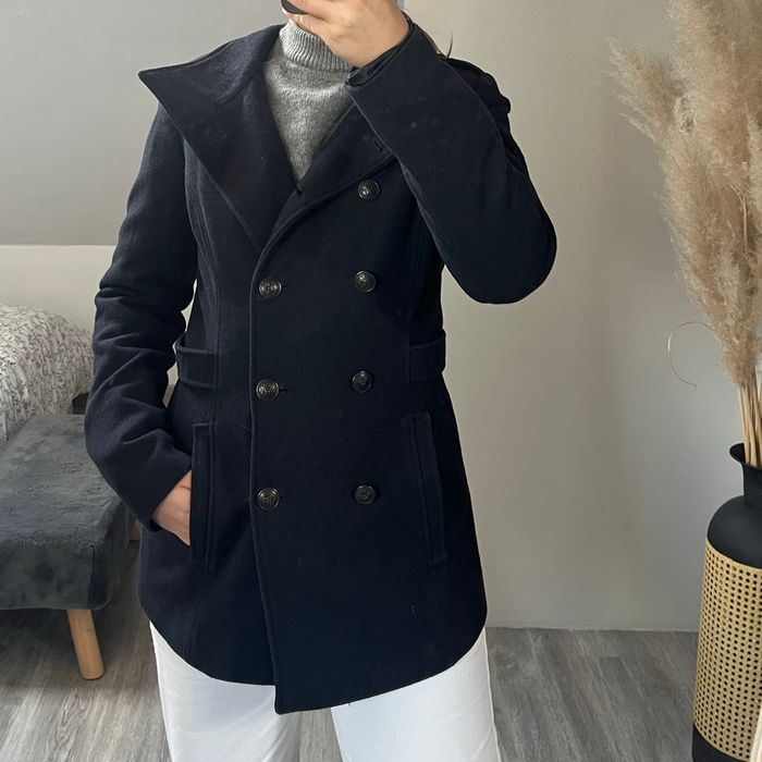 Superbe Caban Neuf Camaïeu, Bleu Marine (Taille 1) - photo numéro 4