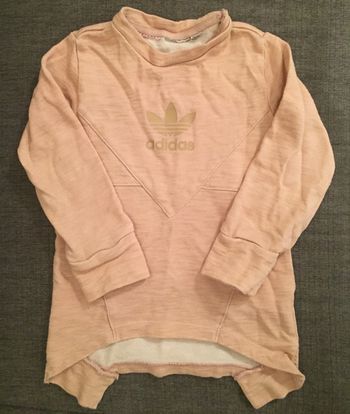 Sweat fille rose Adidas 3-4 ans