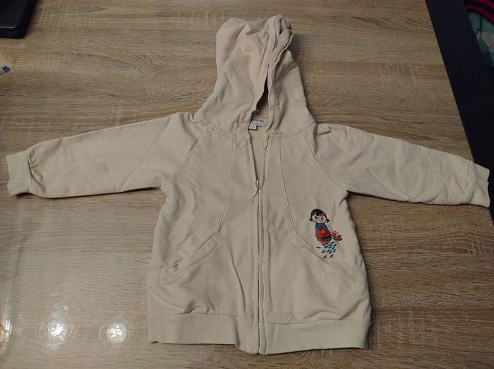 Veste zippée 24 mois