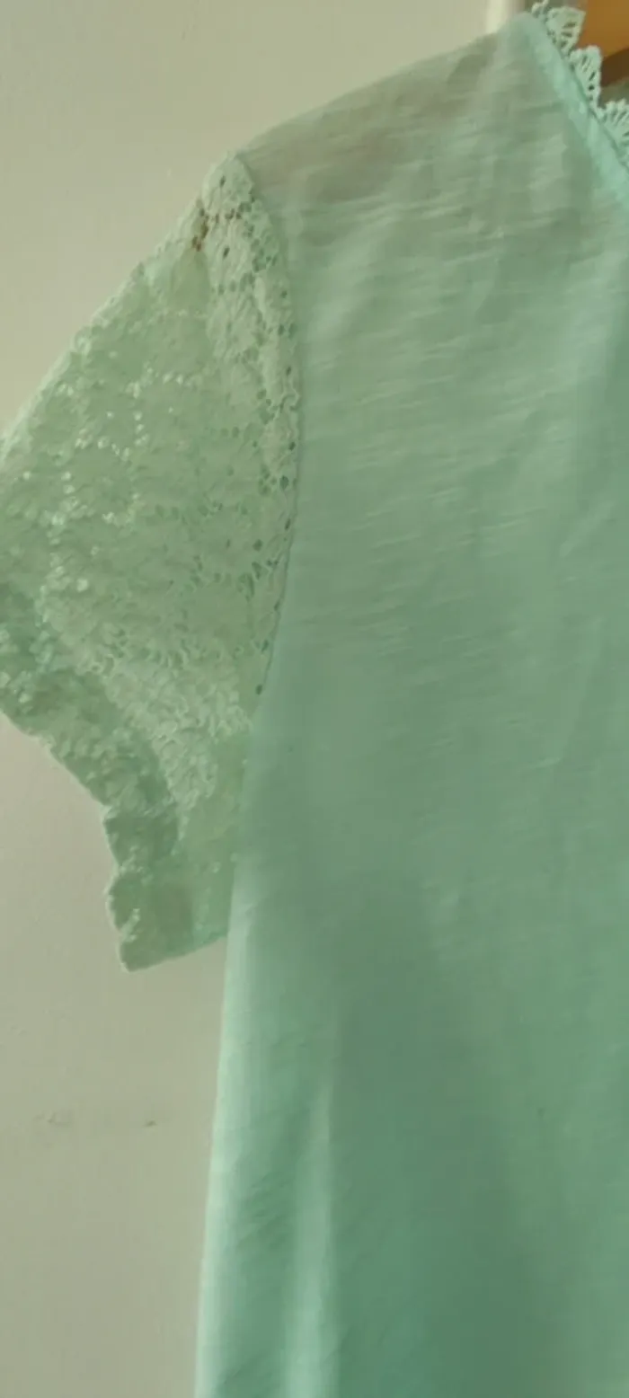 Top turquoise - photo numéro 2