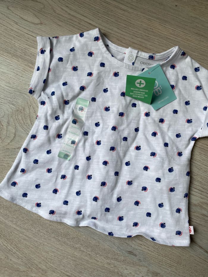 TEE shirt Obaibi taille 6 mois Neuf
