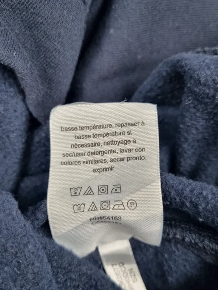 Sweat Tommy Hilfiger bleu marine – Taille XL Femme (mesures en photos) - photo numéro 9