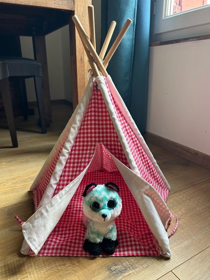 Tipi pour poupées ou peluches - photo numéro 3
