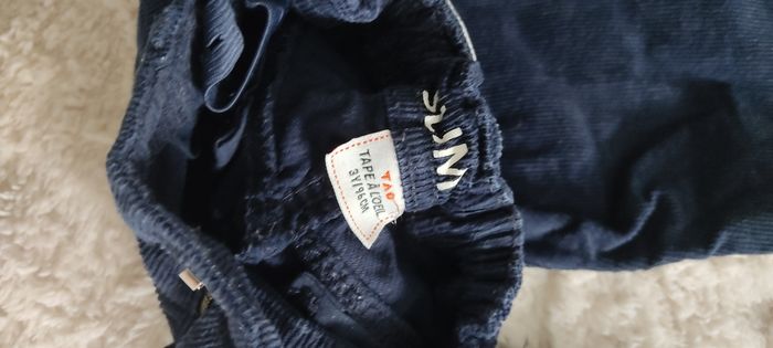 Pantalon slim velours 3 ans tao - photo numéro 2