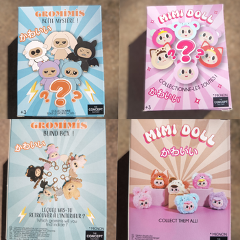 🎁 Boîte Mystère GROMIMIS - Peluche Surprise Neuve - Idéal Cadeau