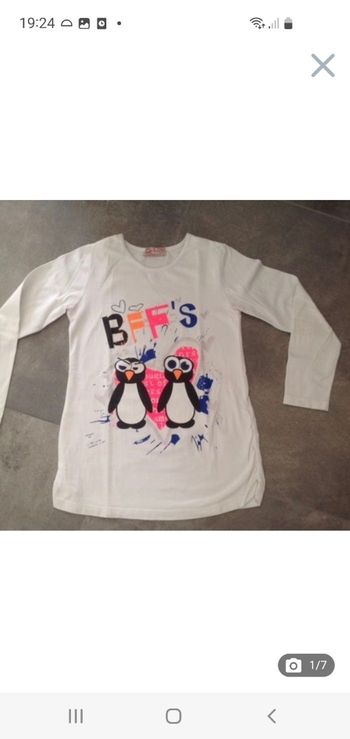 Tee-shirt manches longues BFF 10-11 ans