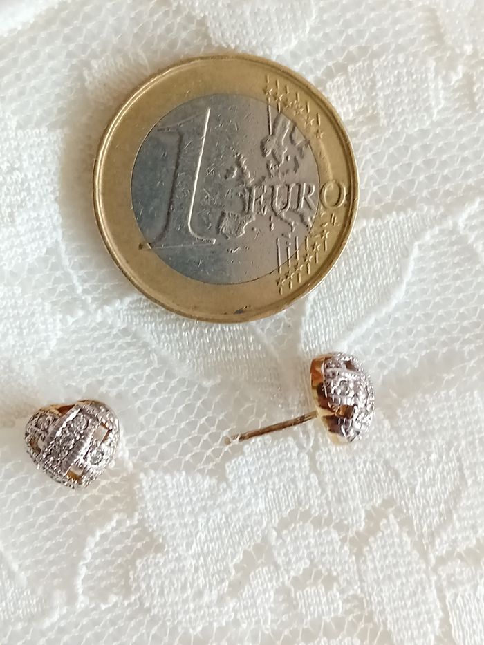 Faby27800 Boucles d'oreilles fantaisie femme en forme de cœur - couleur dorée, argentée - photo numéro 3