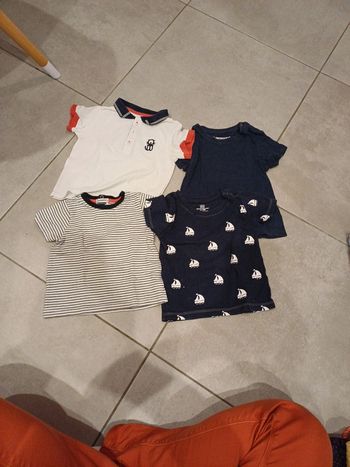 Lot de 4 tee-shirt MC