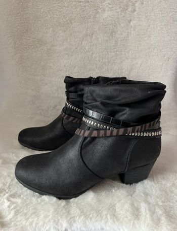 Bottines noires Sprox pointure 40 Talons 5 cm