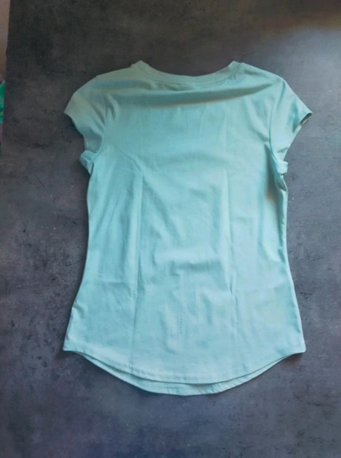 T-shirt  de sport femme couleurs menthe taille xs - photo numéro 2