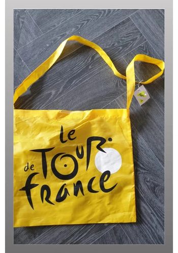 sac bandoulière Le tour de France jaune 37x33cm