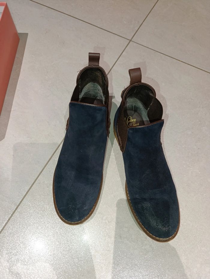 Bottines bleu marine Mustang 37 - photo numéro 2