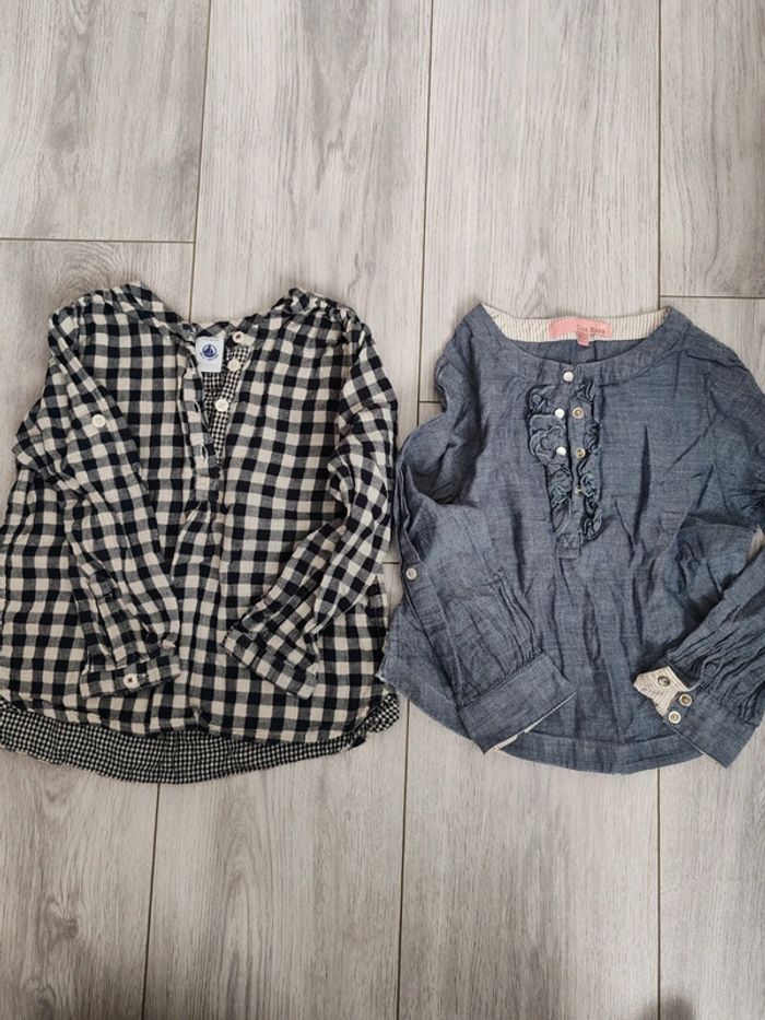 Lot de deux chemises 4 ans