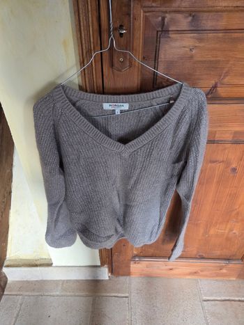 Pull taupe Morgan