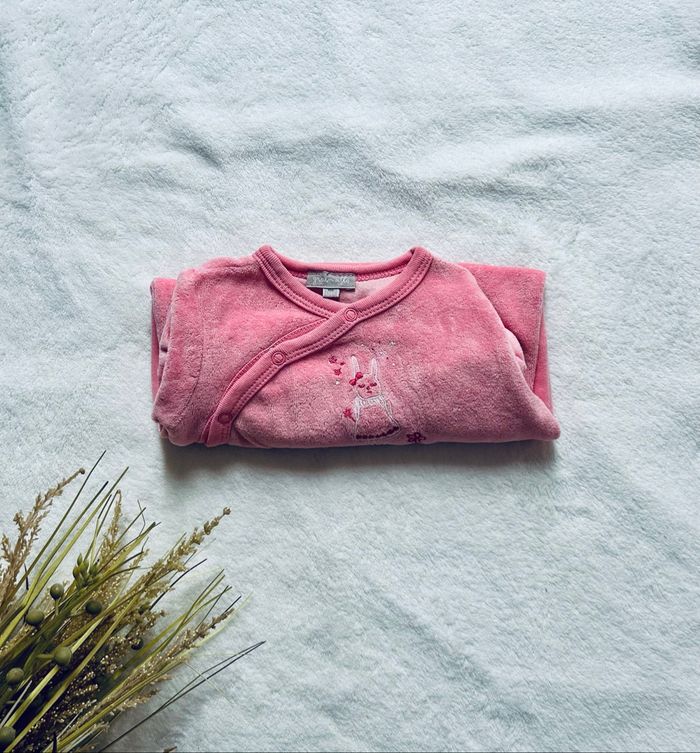 Pyjama chaud rose - 1 mois - photo numéro 3