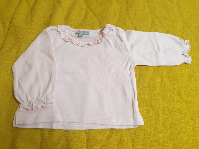 Pull bébé fille 9 mois rose clair