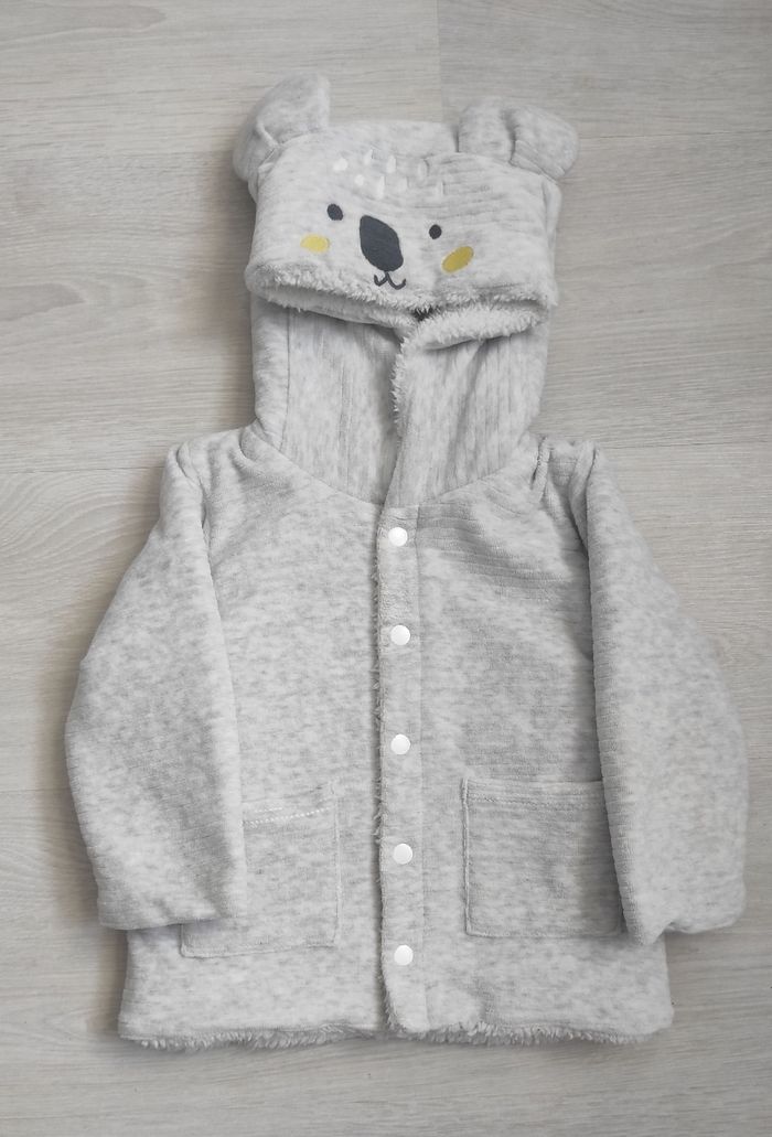 Gilet tout doux capuche