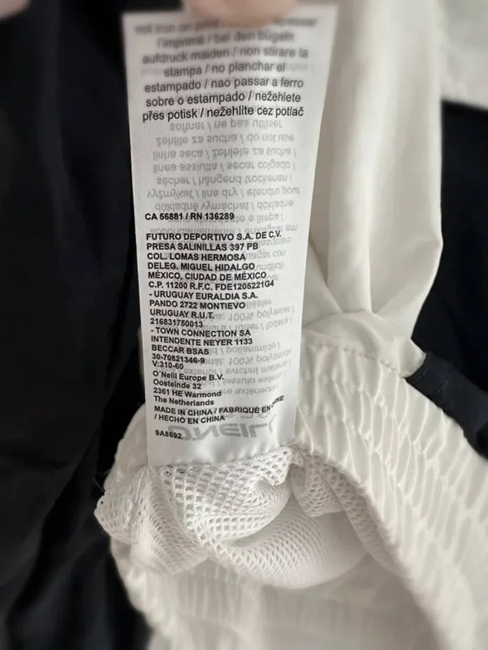 Veste O’Neill Homme L Coupe-Vent Vintage Bimatière Bleu/Blanc - photo numéro 7