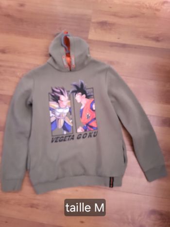 Sweat à capuche dragon ball taille M