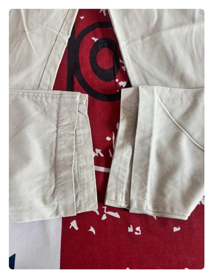 Pantalon Chino Bertrand d’Arley taille 38 marron crème/ beige crème doublure au niveau des chevilles - photo numéro 17