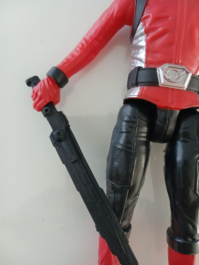 Figurine Power Rangers Beast Morphers - Ranger Rouge (Hasbro) - 30 cm - photo numéro 3