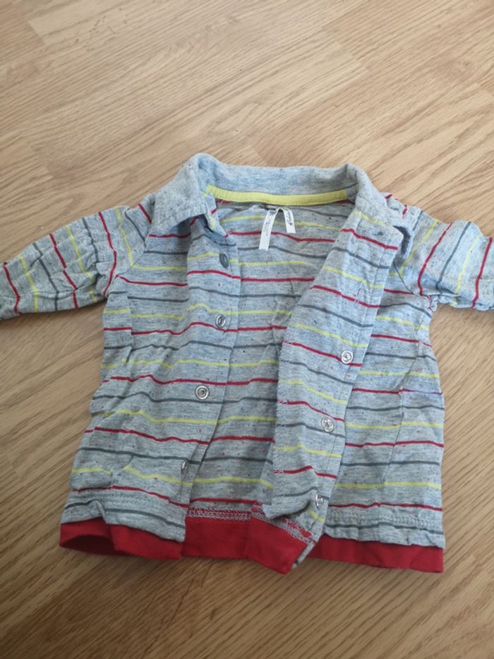 Polo manches longues bébé Orchestra 3 mois - photo numéro 2