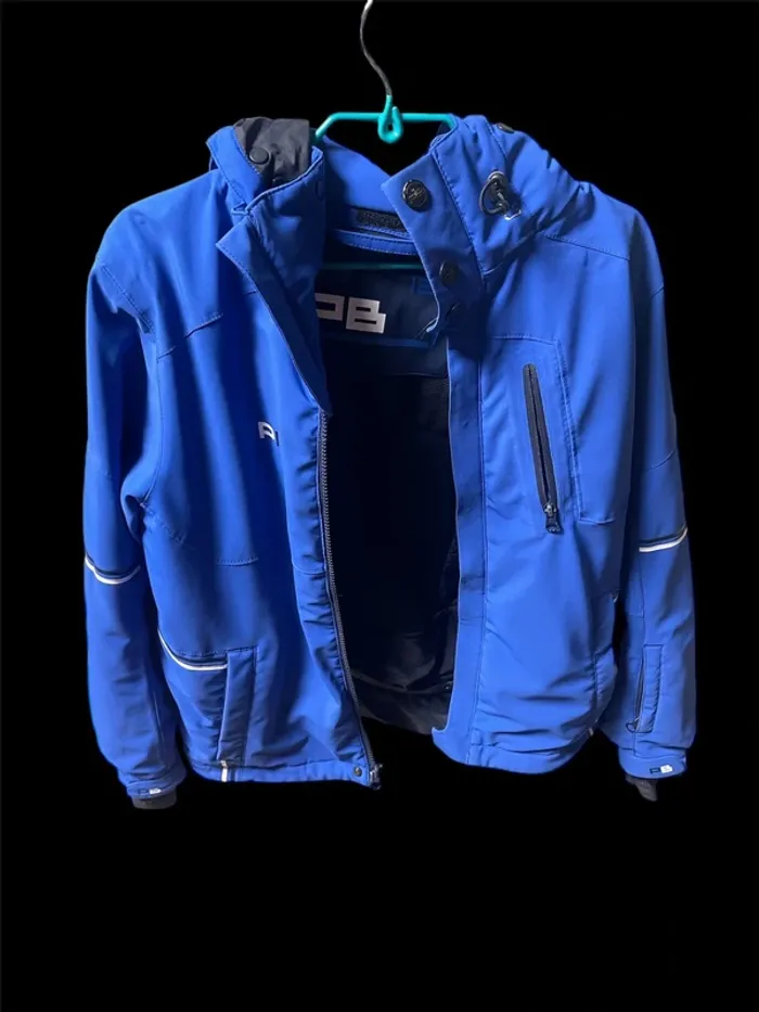 Blouson softshell garçon poivre blanc 12 ans - photo numéro 2